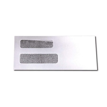 Enveloppes à double fenêtre Peler et sceller