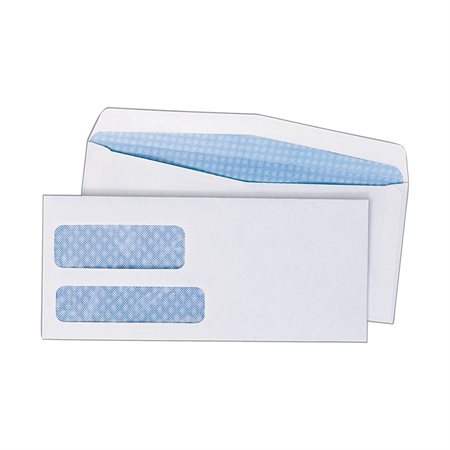 Enveloppes à double fenêtre
