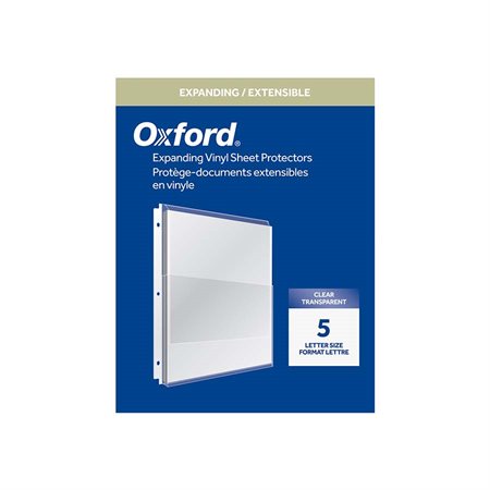 Protège-documents extensibles avec poches