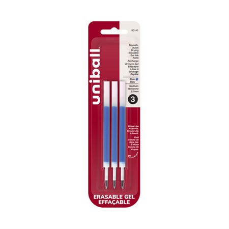 Recharges pour stylos et stylos rétractables à encre gel effaçable