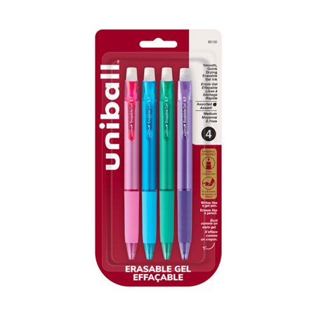Stylos rétractables à encre gel effaçable