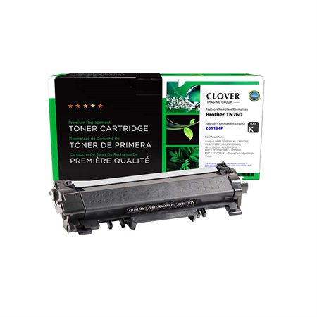 Cartouche de toner remise à neuf (Alternative à Brother TN760)