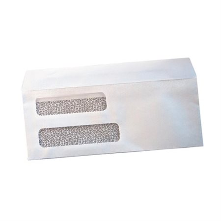 Enveloppe à double fenêtre