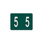 LABELS NUMERIC 5 GREEN