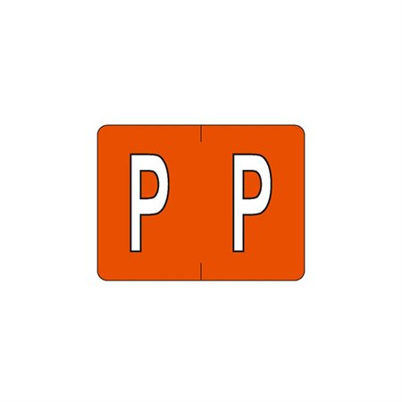 LABELS ALPHABETIC ORANGE