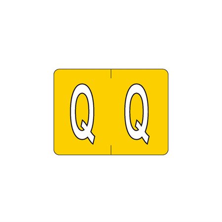 LABELS ALPHABETIC YELLOW