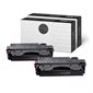 Ensemble de deux cartouches de toner compatibles (Alternative à HP CE505A / CF280A et Canon 119)