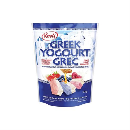 Bonbon à mâcher aux fruits et yogourt grec