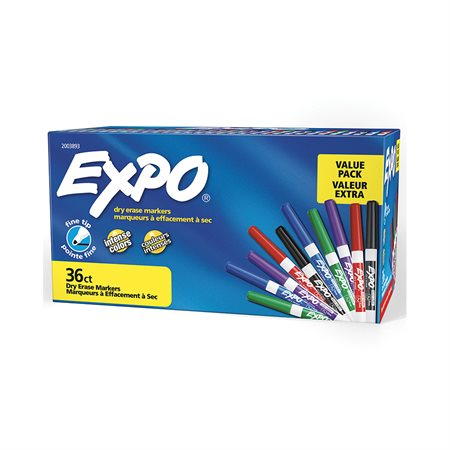 Low Odour Dry Erase Markers Fine Tip