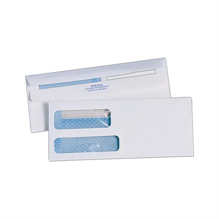 Enveloppe à deux fenêtres avec Redi-seal®