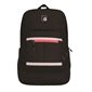 Snö Backpack - Black & Peach Pink