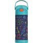410 ml FUNtainer® Water Bottle - Robot Doodle