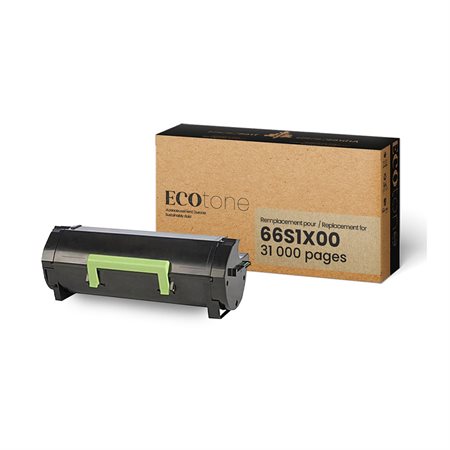 Cartouche de toner remise à neuf à très haut rendement (Alternative à Lexmark 66S1X00)