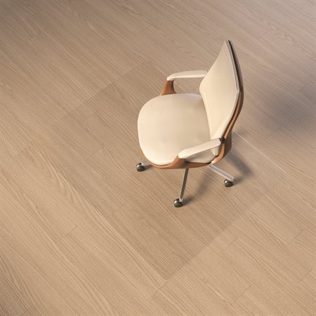 Sous-chaise pour planchers durs 45 x 53 po.