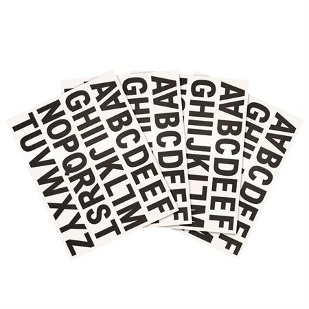 Lettres majuscules prédécoupées