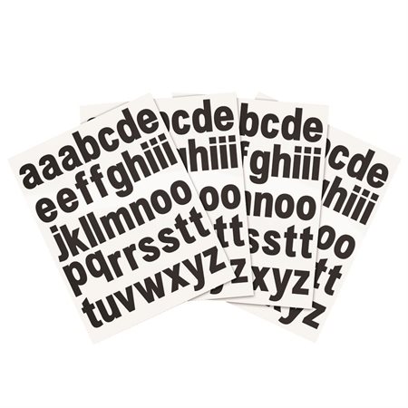 Lettres minuscules prédécoupées