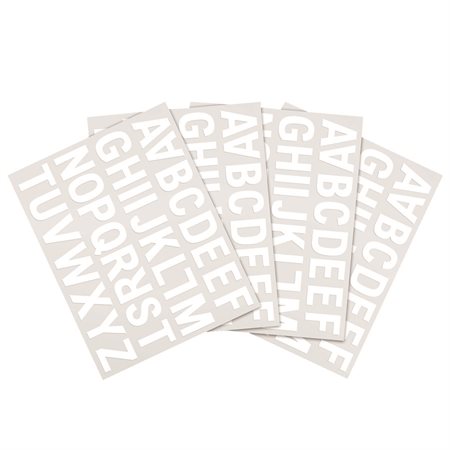 Lettres majuscules prédécoupées