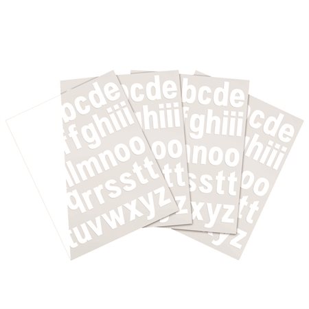 Lettres minuscules prédécoupées