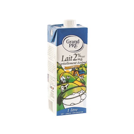 Lait demi-écrémé à 2 %
