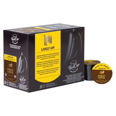 Dosettes de café Marley® Lively Up™ torréfaction foncée