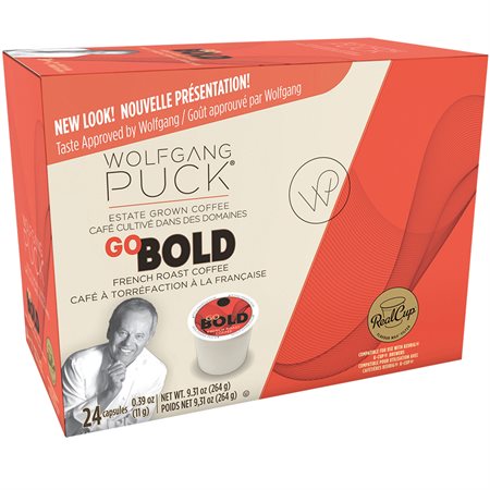 Dosettes de café Wolfgang Puck® Intrépide torréfection à la française