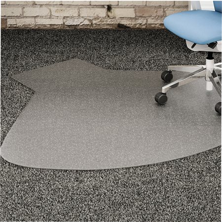 Chair Mat With lip 20 x 12 in.Studded 60 x 60 in.