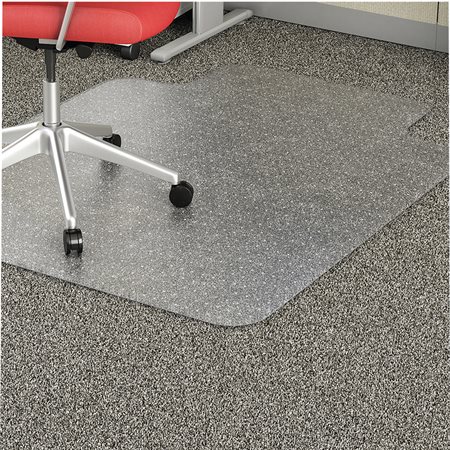 Economy Chair Mat With lip 19 x 10 in.Studded 45 x 53 in.