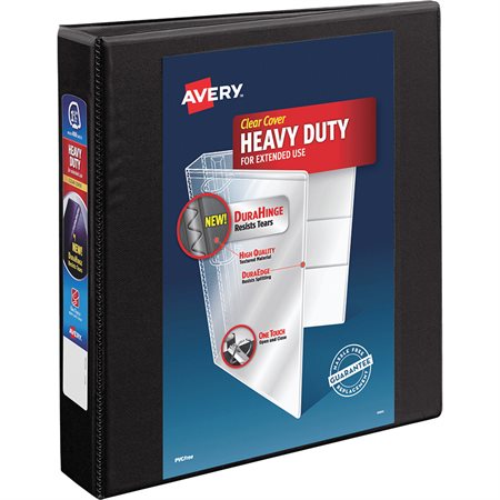 Heavy-Duty Presentation Binder Black 1-1/2 in.