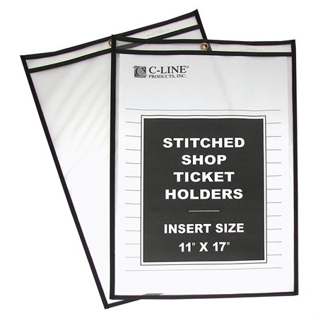 Porte-affiche cousus 11 x 17 po.