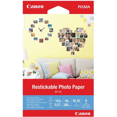 Papier photo recollable