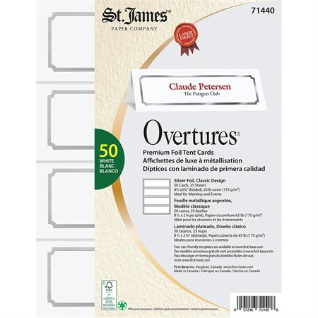 Affichette Overtures Premimum Foil
