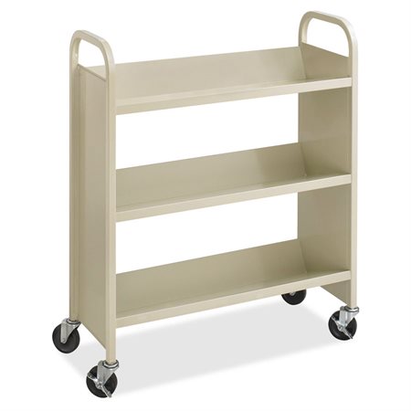 Chariot à livres en acier