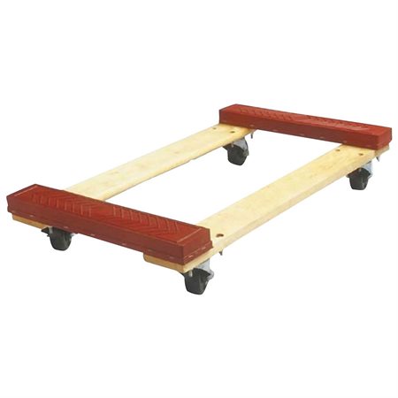 DOLLY HARDWOOD RUBBER END
