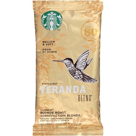 Café moulu Starbucks Torréfaction Blonde Mélange Veranda
