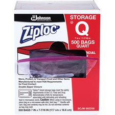 Sacs de rangement refermables