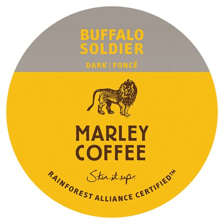 Dosettes de café Marley® Buffalo Soldier™ torréfaction moyenne