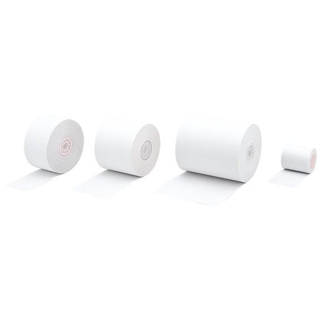 Rouleau de papier pour calculatrice et caisse enregistreuse Paquet de 10 1-3/4" x 155' x 3" dia.