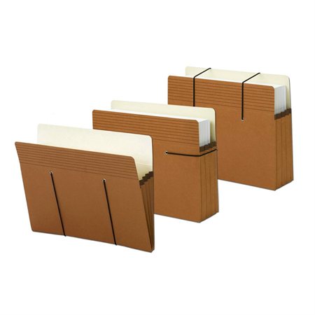 Secure File Pockets with Easy Grip® 3-1/2" expansion.