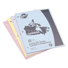 Cahier d'exercices ligné Canada à trois trous (4)