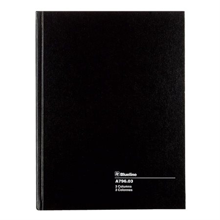 Livre de comptabilité A796 Reliure sans couture 3 colonnes