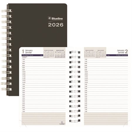 Agenda quotidien DuraGlobe™ (2027) Joyful rouge