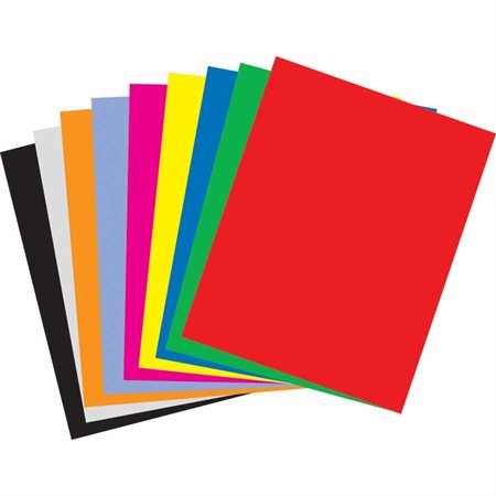 Carton de couleur - Blanc