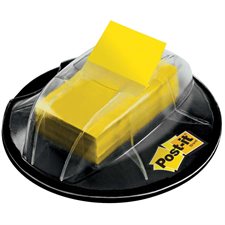 Distributeur à ventouse de languettes autoadhésives Post-it® 1 x 1,75 po - Jaune