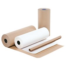 Papier d'emballage Kraft 24” x 720’, 50 lb brun
