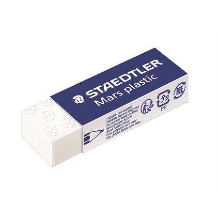 Gomme à effacer blanche Mars plastic
