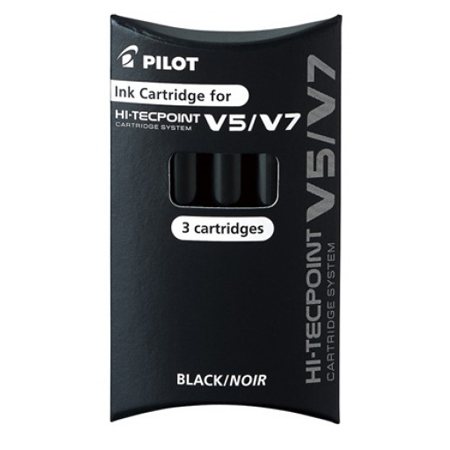Recharge pour stylo Hi-TecPoint V5 /V7 noir