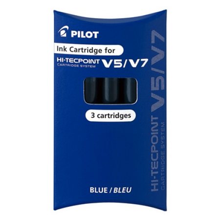 Recharge pour stylo Hi-TecPoint V5 /V7 bleu