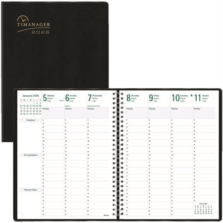 7-Day Timanager® Weekly Diary (2026)
