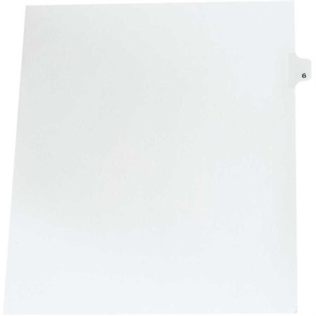 Numerical Legal Exhibit Tab Dividers