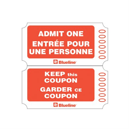 Billets d'entrée